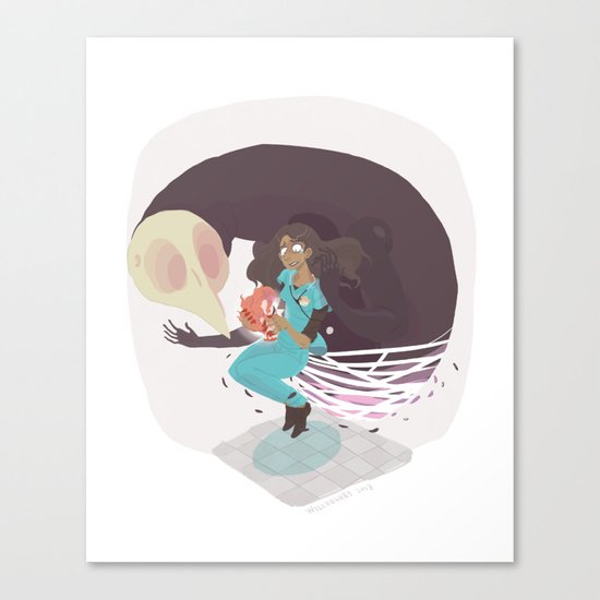 I've Been Lied To / Now I'm Fuzzy Canvas Print