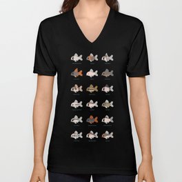 Corydoras! - black V Neck T Shirt