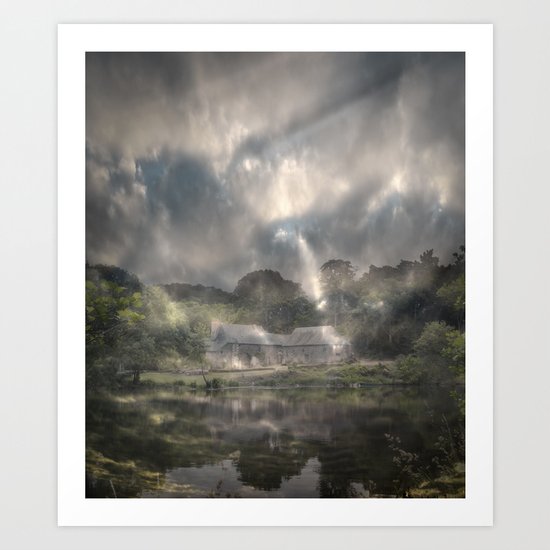 She Emerged From the Gloom Art Print
