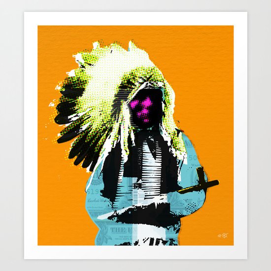 Indian Pop 46 Art Print