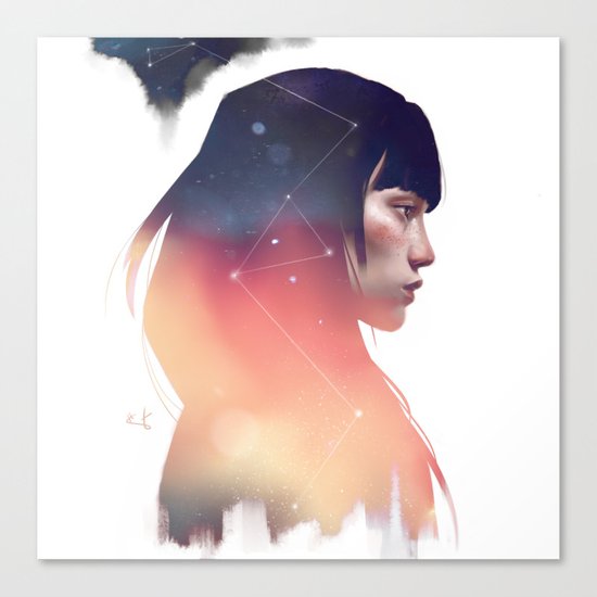 the lost constellation Canvas Print