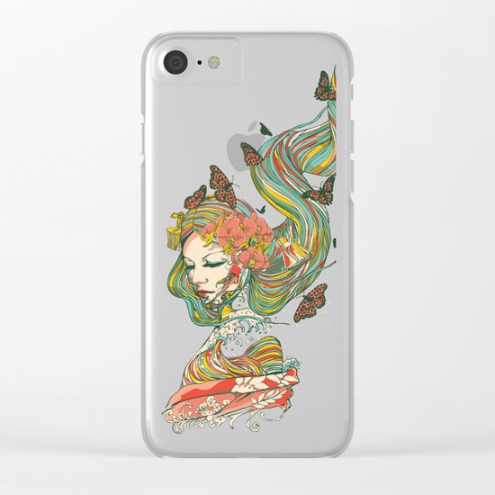 Geisha Clear iPhone Case