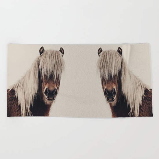 Hi, I’m a Scottish Horse Beach Towel