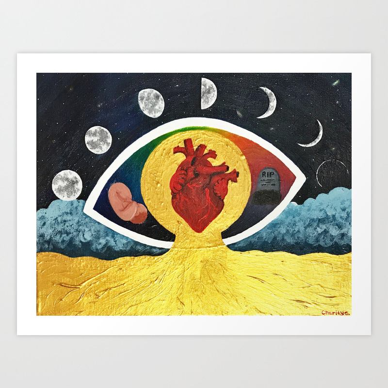 Follow Your Heart Art Print By Mouseakins Society6