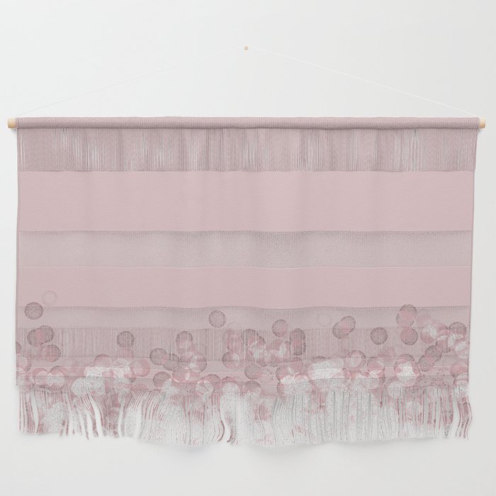 Pink Ombre Glitter Wall Hanging