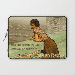 Science Quote Rosalind Franklin Laptop Sleeve