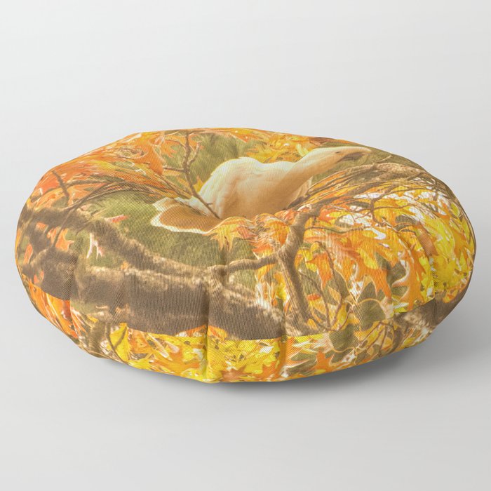 Autumn Melody Floor Pillow