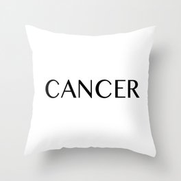 Cancer {Astrology Zodiac Sign} Throw Pillow