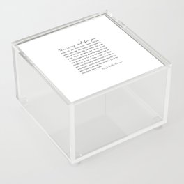 Ralph Waldo Emerson Quote, My Wish For You Acrylic Box