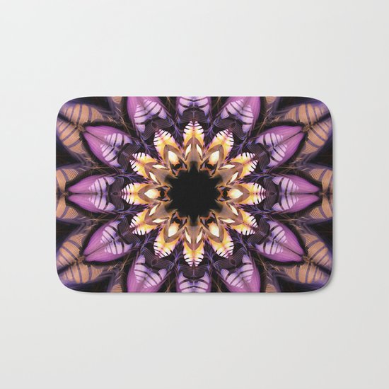 Artistic fantasy flower Bath Mat