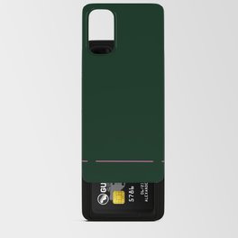 Forest Green Print Android Card Case