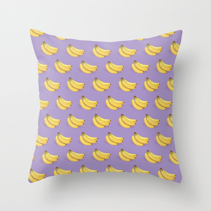 Brazil fruits, bananas! Throw Pillow