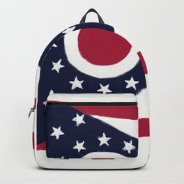 Ohio State Flag Backpack | Ohio, State, Heartofitall, Tillplains, Digital, Lakeerie, Birthplaceaviation, Ohioan, Columbus, Flag 