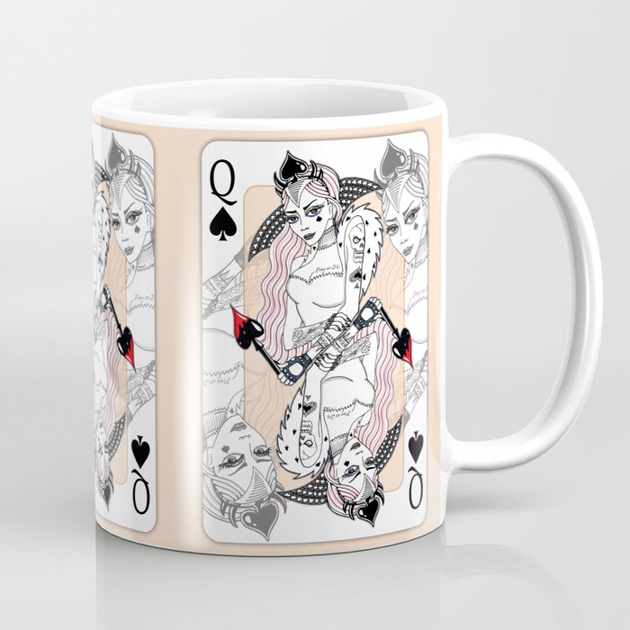 Queen Of Spades Coffee Mug