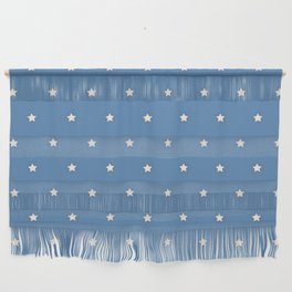 White And Light Blue Magic Stars Collection Wall Hanging