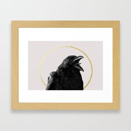 Crows Portal Framed Art Print