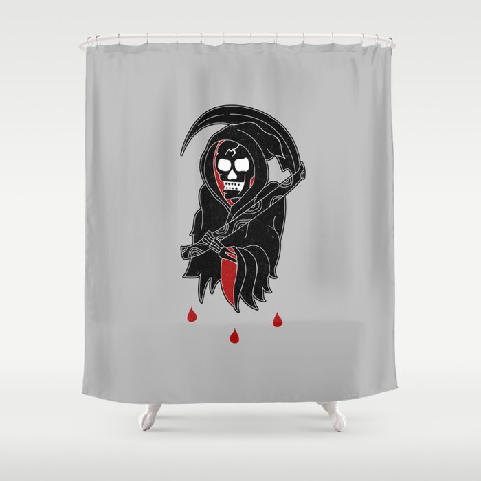 Grim Reaper Shower Curtain