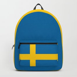Flag of Sweden - Swedish Flag Backpack | Scandinavia, Nordic, Flags, Sweden, Skane, Malmo, Stockholm, Swedish, Flag, Yellow 