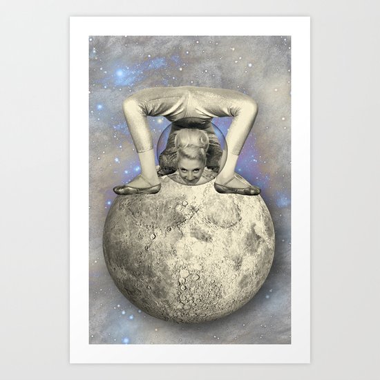 COSMIC CONTORTIONIST Art Print