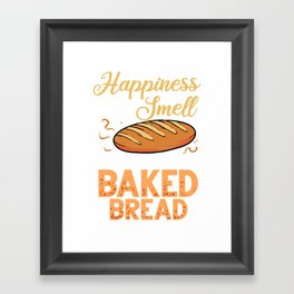 Bread Baker Maker Dough Baking Beginner Framed Art Print