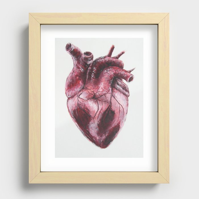 Human Heart Recessed Framed Print