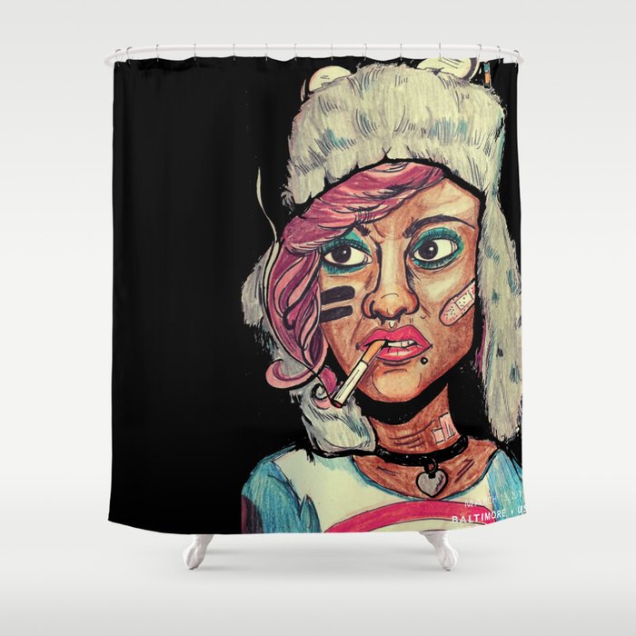 Tank Girl Shower Curtain