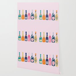 Champagne Bottles - Pink Ver. Wallpaper