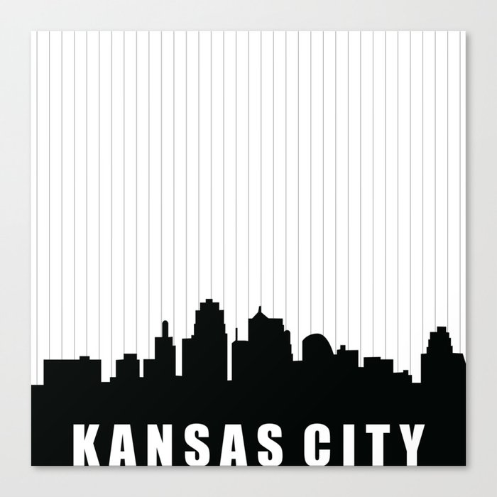 Kansas City Skyline Canvas Print By Kj53321 Society6
