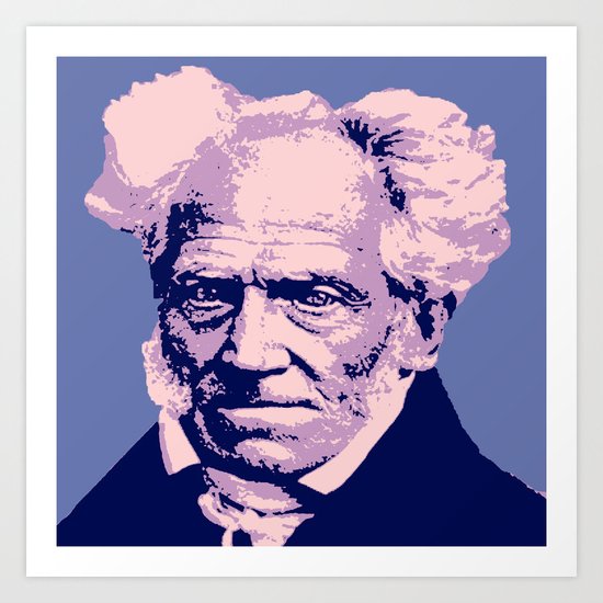 Arthur Schopenhauer Art Print by Savant Designs | Society6