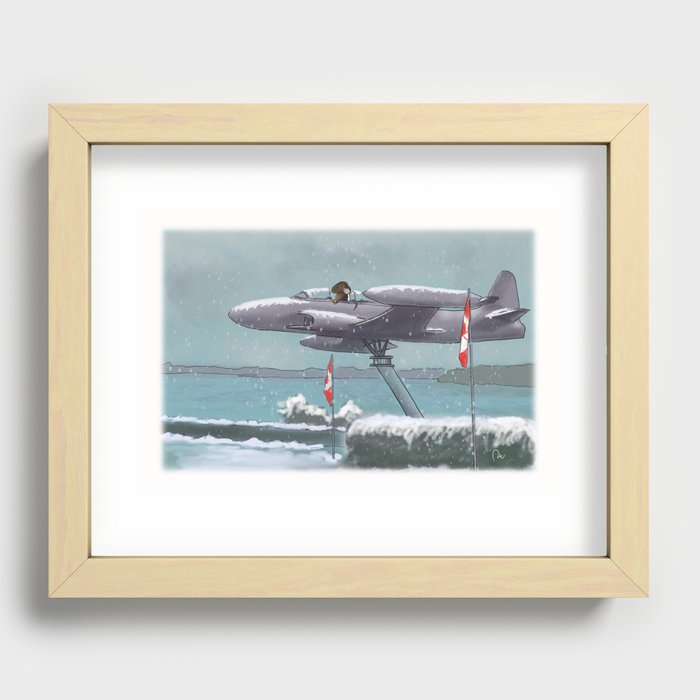 Top gun Recessed Framed Print