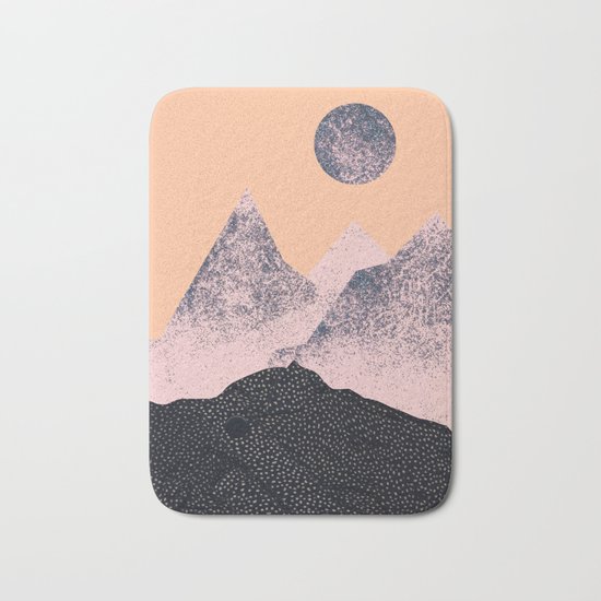One Day Everything Will Happen – Collage Glitter Art Bath Mat