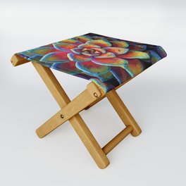 Hens and Chicks by CREYES Folding Stool