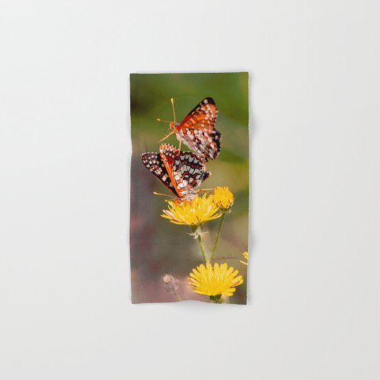 Butterfly Acrobats Hand & Bath Towel