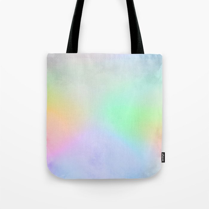 Rainbow watercolor background Tote Bag