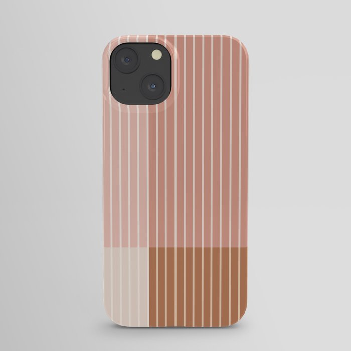 Color Block Line Abstract XVI iPhone Case