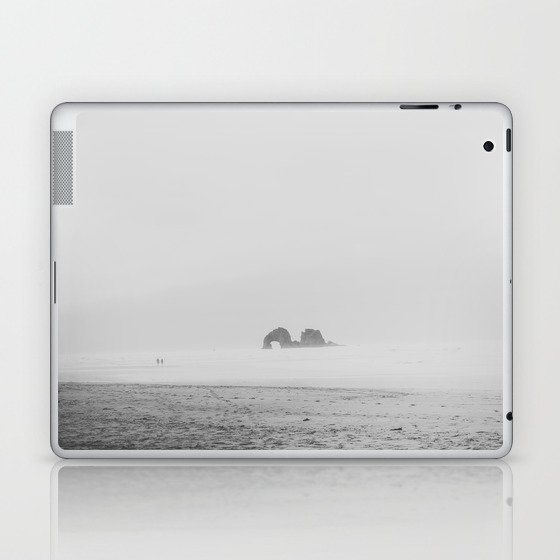 Coastal Fog on Rockaway Beach Laptop & iPad Skin