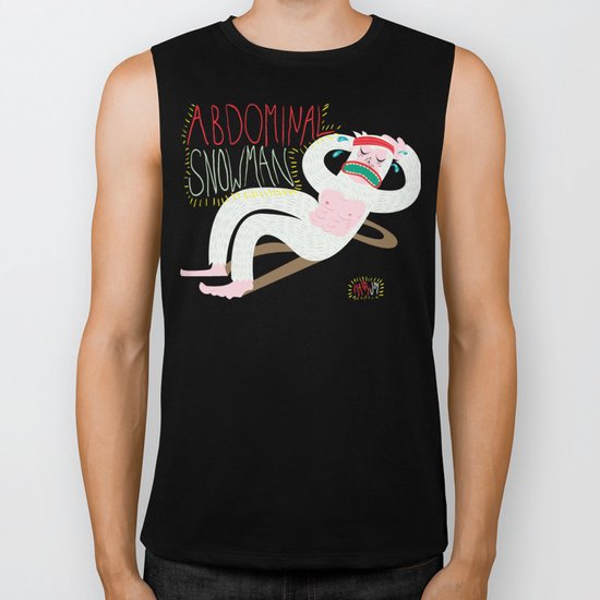 Abdominal Snowman Biker Tank