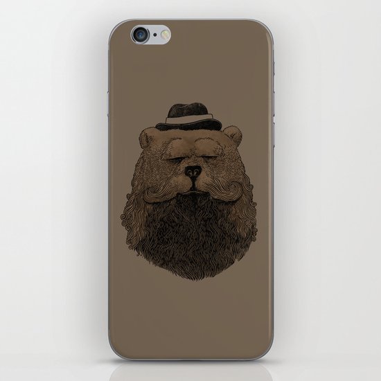 Grizzly Beard iPhone & iPod Skin