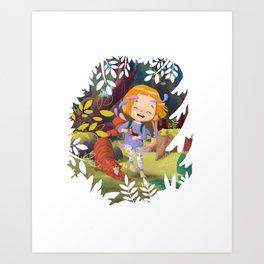 Magic of the forest Art Print