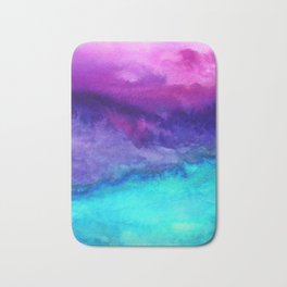 The Sound Bath Mat | Teen, Watercolor, Galaxy, Nebula, Purple, Girls, Thesound, Digital, Painting, Ocean 