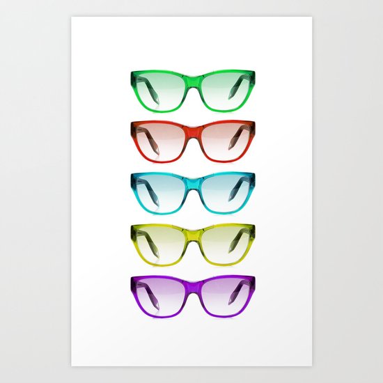 SUMMER SUNGLASSES Art Print