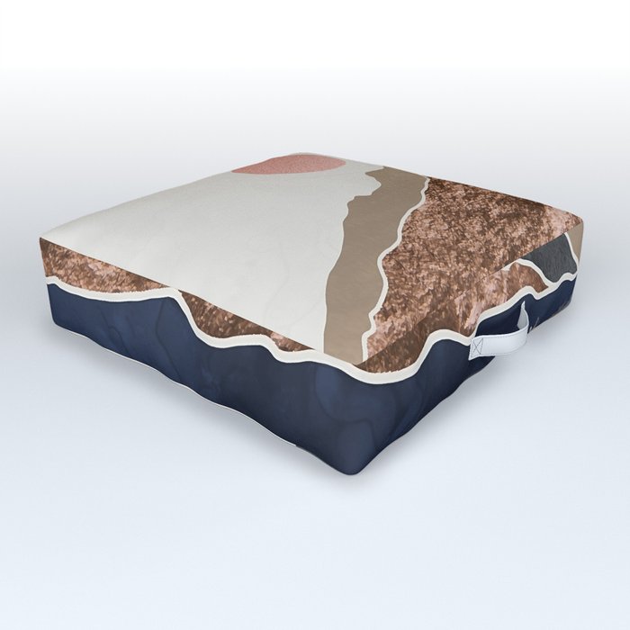 Mountains Outdoor Floor Cushion