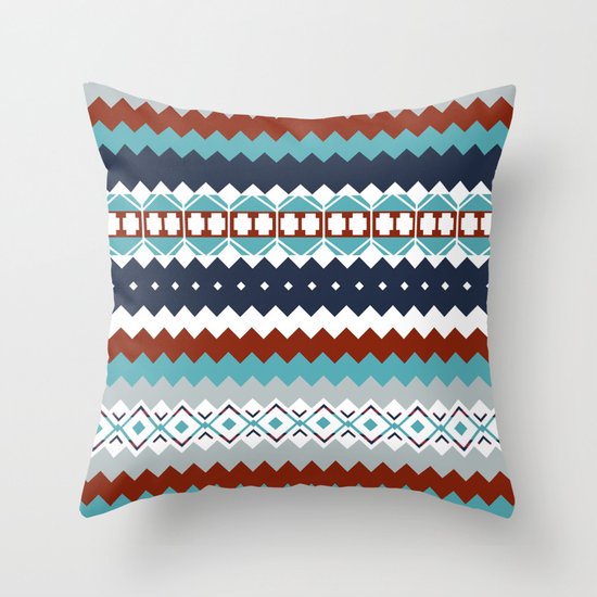 Navajo Pattern Throw Pillow