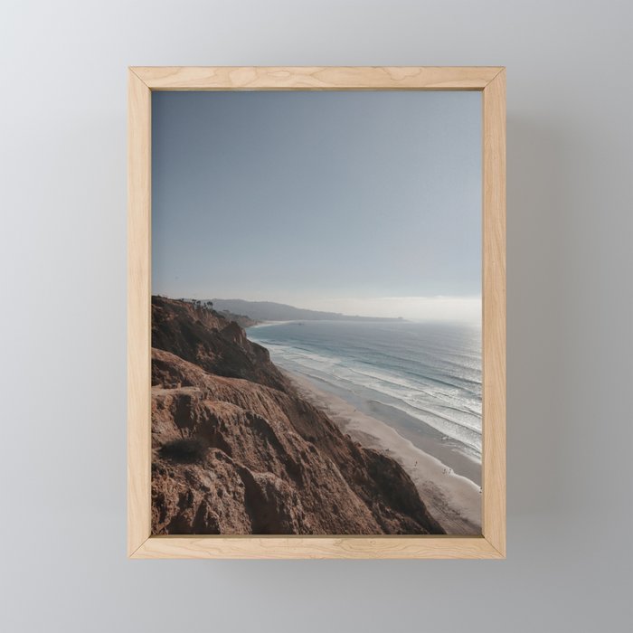 Somewhere on a Beach Framed Mini Art Print
