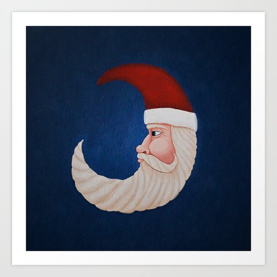 Santa Art Print