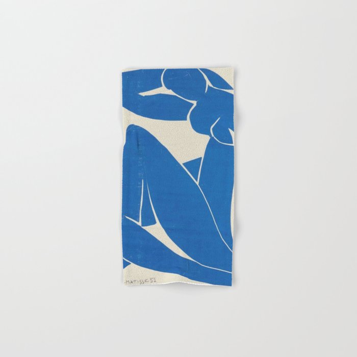 Henri Matisse - Blue Nude No. 4 portrait cut-off advertisement poster Hand & Bath Towel