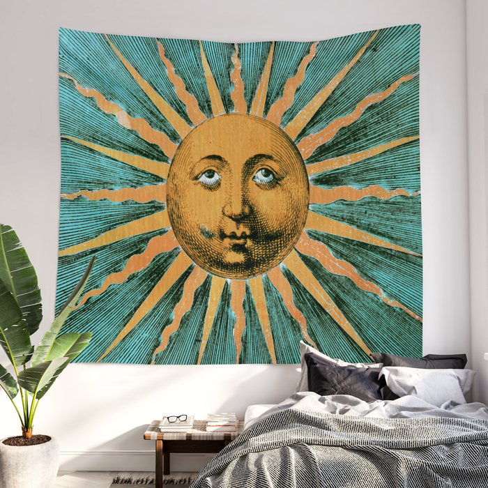Sun print tapestry best sale