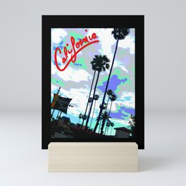 California Palms Inn Mini Art Print
