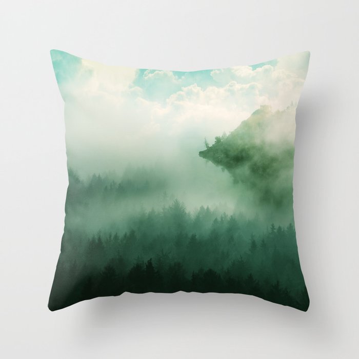 forest green pillows