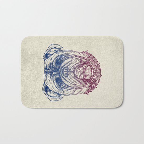Gritty Bulldog Bath Mat